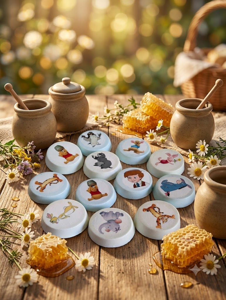 Custom edible-print chocolate-covered Oreos with a storybook woodland theme, made in Las Vegas